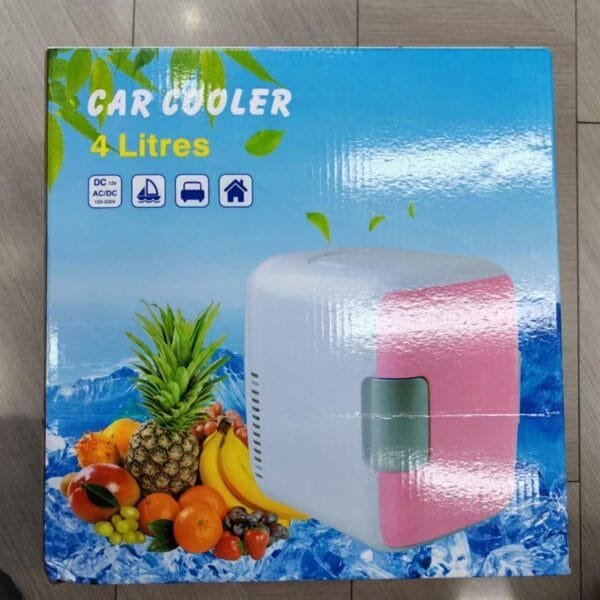 Car refrigerator mini cold and warm small refrigerator 4L car home dual-purpose dormitory home 4 liter refrigerator