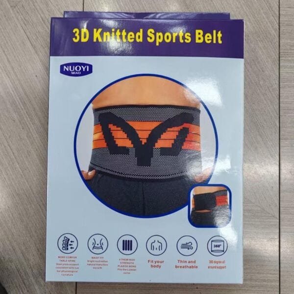 Sports waist belt with pressure, adjustable and breathable for men and women to run, exercise, lift, weight, keep warm