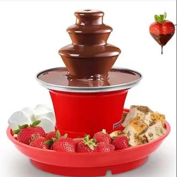 Three-layer chocolate fountain machine melting tower waterfall lava machine US standard 110v chocolate waterfall machine