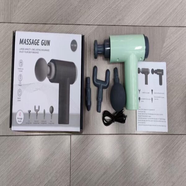 Rechargeable fascia gun high power electric massage gun home sports equipment portable shoulder and neck massager