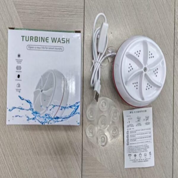 Turbocharged portable mini washing machine dormitory hotel lazy socks underwear washing USB