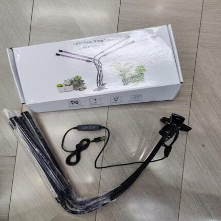 LED clip plant light four-head succulent plant growth light USB timed dimming full spectrum growth light