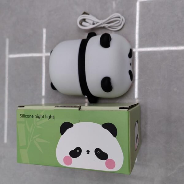 Panda Panda Silicone Pat Night Light Bedroom Sleep Light Baby Feeding Eye Protection Children Sleeping Charging Bedside