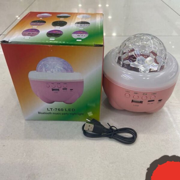 Mini rotating colorful lights LED crystal ball voice-activated lights KTV laser flash Bluetooth music magic ball night light