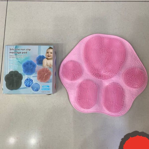 Bath scrub back scrub brush back foot wash pads to remove dead skin shower back rubbing silicone lazy foot grinding pads suction cups