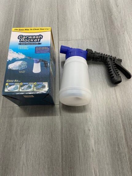 Household low-pressure foam spray bottle car wash water gun adjustable portable water gun foaming large-capacity car wash kettle