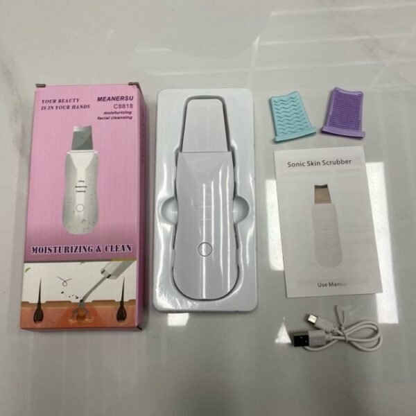 Ultrasonic spatula acne remover beauty cleanser derailer blackhead spatula face pore cleansing spatula knife