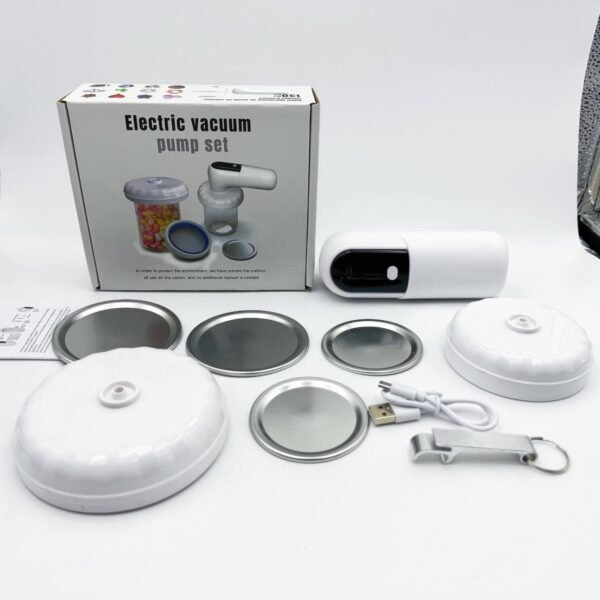 Mini Wireless Electric Vacuum Sealer Handheld Portable Food Vacuum Pump Smart Vacuum Pump for Home Use