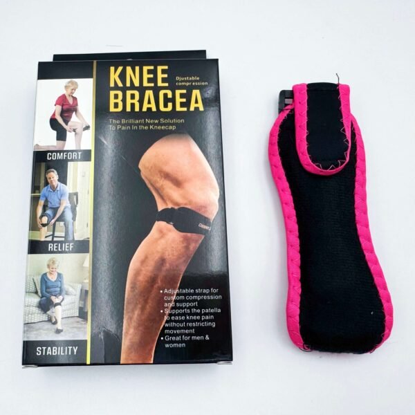 Sports Knee Brace with Patella Support Strap for Outdoor Activities: Running, Jump Rope, Basketball, etc. Shock Absorption & Breathability