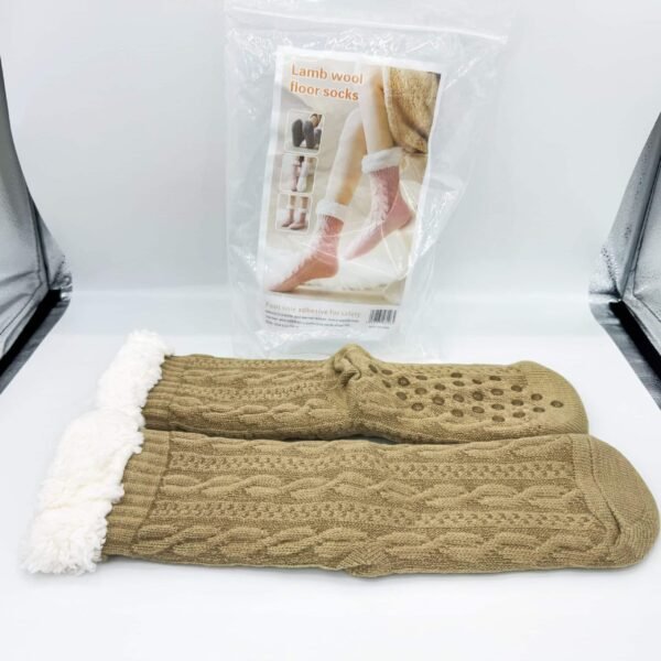 Thickened Fleece-Lined Anti-Slip Socks for Sleep, Carpet, and Floor Wear Warm Socks for Fall and Winter