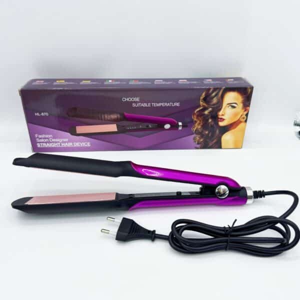 Dual-Function Straightener & Curler for Straight or Curly Hair Gentle on Hair Home Use Curling Iron Large Curls & Straightening Ion-Infused Electric Hair Straightener