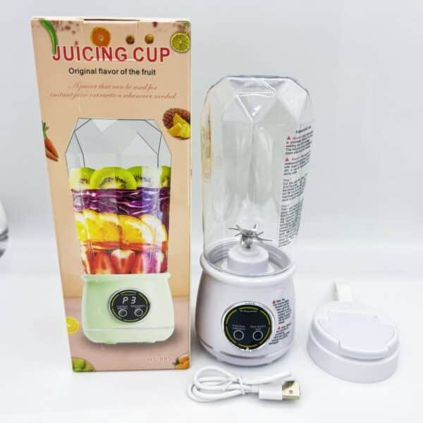 Portable Wireless Handheld Juicer Home Use Multi-Functional 2-in-1 Electric Juice Cup Compact Blending Cup