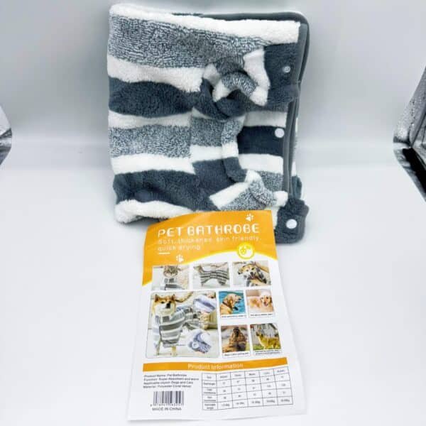 Dog Bathrobe - Full-Coverage Thickened Absorbent Cleaning Towel Teddy, Golden Retriever, Cat Pet Bathing Large Towel