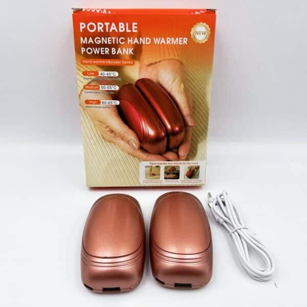 Magnetic Hand Warmer with USB Charging: 2-in-1 Heating Convenience for Outdoor Hand Warming and Charging