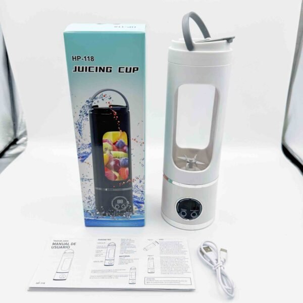 2025 New Multifunctional Portable Juicer Cup 1200ML USB Rechargeable Outdoor Camping Smoothies Blender With Digital Display