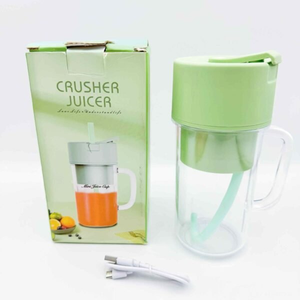 Camping Portable Juice Bucket 600ml Portable Sports Juicer Wireless Charging Juice Cup