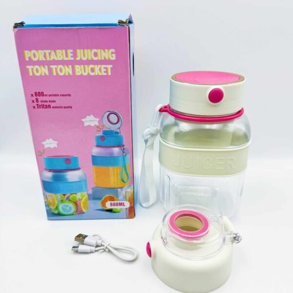 340ml USB Portable Small Electric Mixer 8-blade Fruit and Vegetable Multifunctional Juicer for Home Use Efficient Juice Making