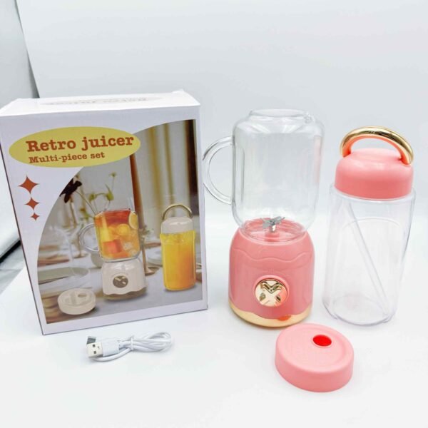 USB Rechargeable Personal Blender Handheld Personal Size Blender with 6 Stainless Steel Blades