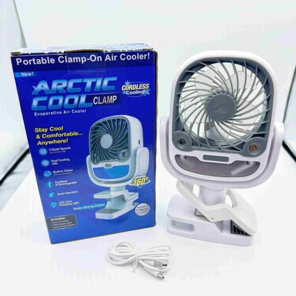 Personal Small Mini Air Cooler Portable Air Conditioners Desktop Cooling Fan With 3 Speeds and Mist Settings for Room Bedroom