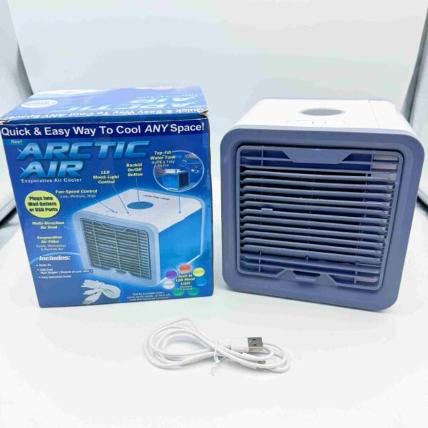 Small Air Conditioner Humidifier Fan Mini Rechargeable Portable Cooler Fan Personal Water Mist Cooling Fan