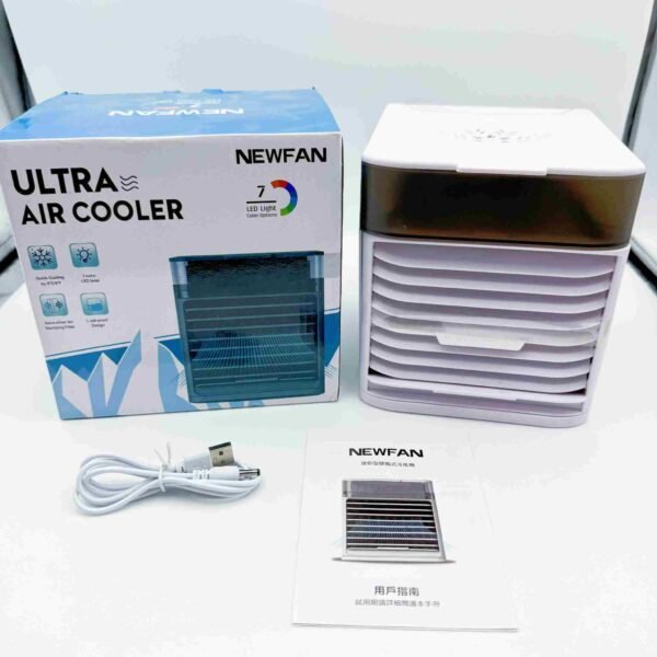 Home Desktop Small Water Cooling Mobile Plastic Misting 3 Household Use Portable Mini USB Tower AC Powered Electric Fan