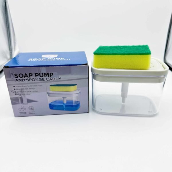 Sponge kitchen cleaning special bathroom scrub available soap dispenser box