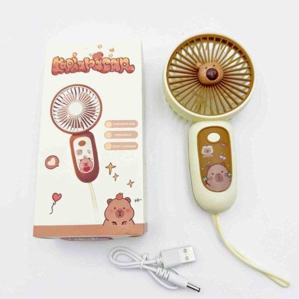 Capibala 3 Speeds and USB Hand Fan Rechargeable Electric Hand Held Lash Fans Small Mini Ventilateur Portable Handheld Fan