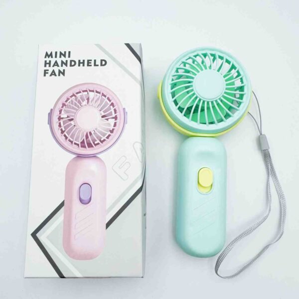 Mini Portable Handheld Electric Cooling Fan Cute Plastic Design for Summer for Car RV Hotel Outdoor Use
