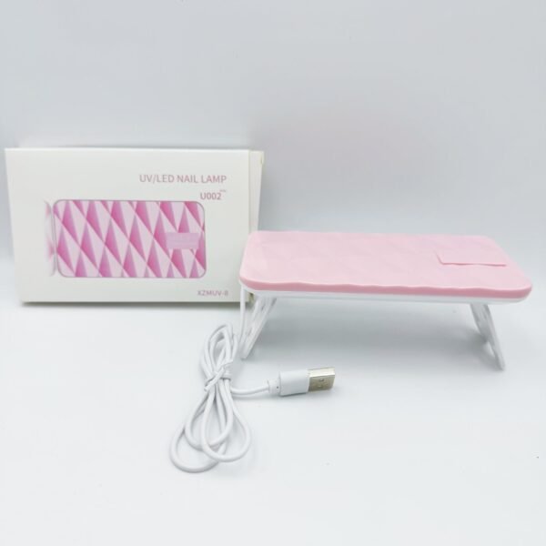 Hot Selling pink Diamond Mini Nail Lamp 27w 9 Lamp Beads Portable Nail Drying Machine