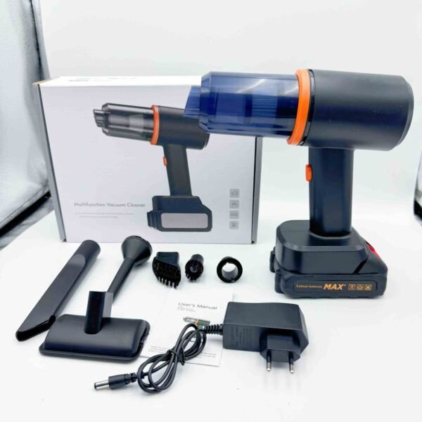 Car vacuum cleaner, wireless charging for cars, powerful suction, handheld, small size, high-power lithium battery.