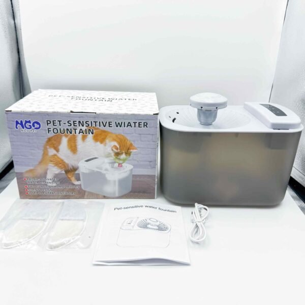 Dog Cat Water Fountain Feeder Automatic Recirculating Intelligent Drinking Dispenser Water Cycle Filter Pet Supplies