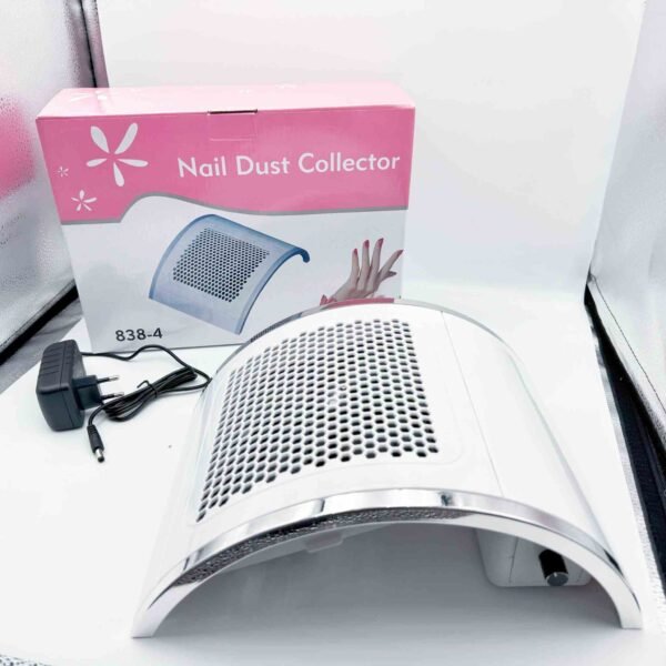 Professional 80W Portable Low Noise Strong Force Adjustable Nail Dust Collector With 4 Fans