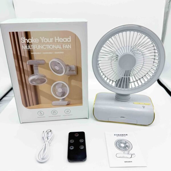 Wholesale Desktop Mini Fan USB Rechargeable 180 Degree Adjustment Retractable Home Wall Hanging Fan
