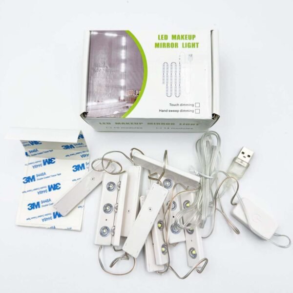 Single-color light string for makeup mirror