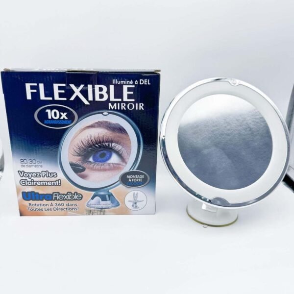 10X Magnification LED Makeup Mirror White Light USB Plug-in Touch Switch Makeup Mirror