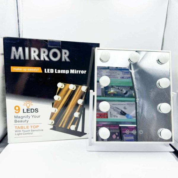 Diamond Vanity Mirror Touch Screen RGB Led Makeup Mirror With Light Smart Mirror for Bathroom