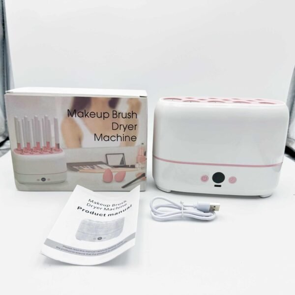 Electric Makeup Brush Cleaner and Dryer Automatic Cosmetic Make up Brushes Set Cleaning Tool