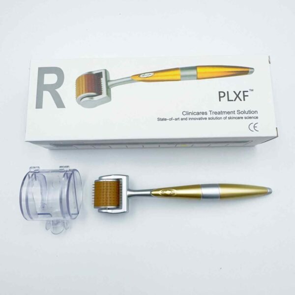 Hot Selling Microneedling  Roller 192 Derma Roller Golden Titanium Needle Therapy Medical Grade Microneedling