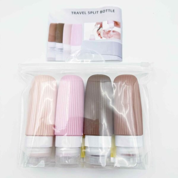OEM 90ml/3oz Leak Proof Portable Travel Bottle ,TSA Approv Travel Bottle Kit , Refill Silicone Travel Bottles Set for Toiletries