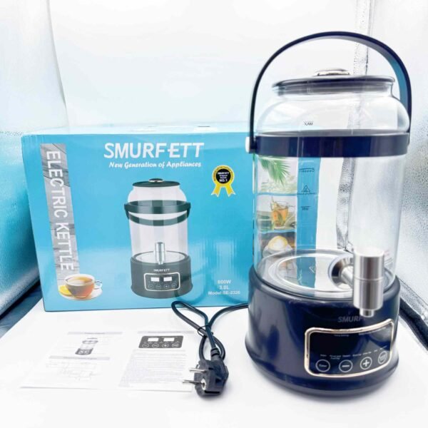 Smart Glass Electric Kettle Faucet Dispense Hot Water 4L Temperature Display Transparent Electric Glass Kettle With Tea Infuser