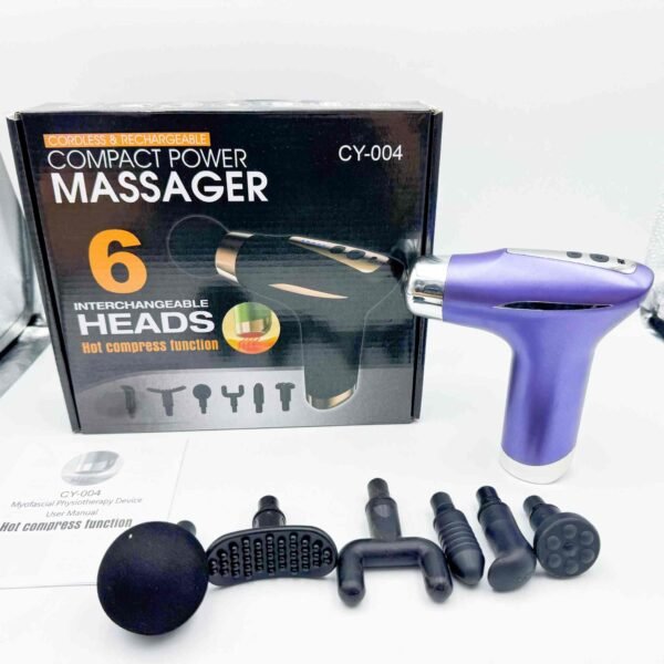 Cross-Border Household Mini Fascia Gun USB Electric MINI Muscle Relaxation Massager Constant Temperature Heating Small ABS