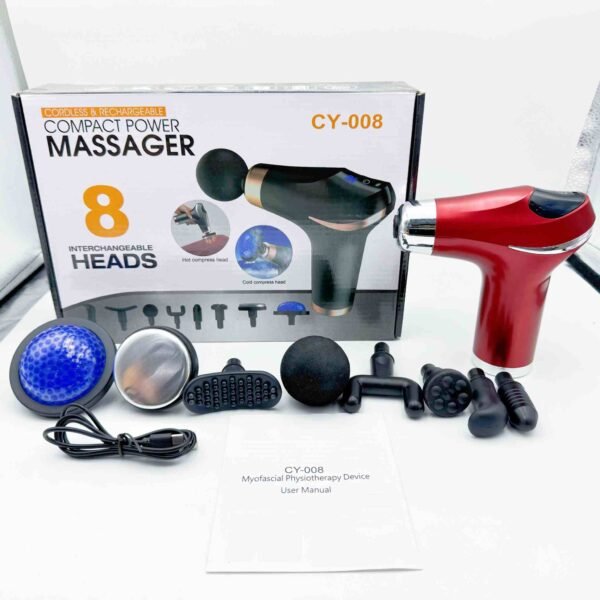 Customized Logo Deep Tissue Fascial Massage Gun / Cordless Gun Massager Massage Gun