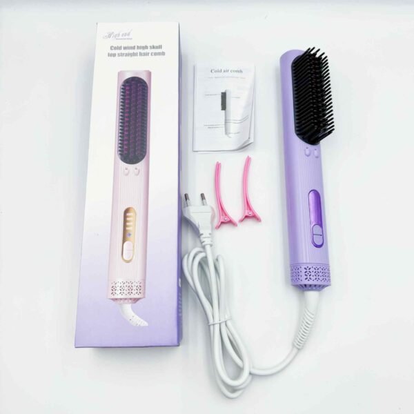 Factory Sale Mch Rechargeable Negative Ion 5200mah Electric Cordless Wireless Hair Straightener Brush for Curly Hair