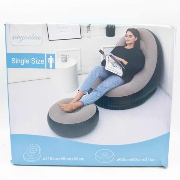 In Stock LGM Modern Design Portable Outdoor Inflatable Air Sofa Set for Camping & Bedroom with Massage Feature
