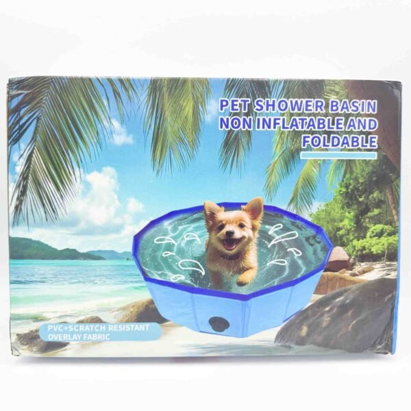 Collapsible Pet Swimming Bath Pool Foldable Hard Pool Collapsible PVC Outdoor Bathing Tub Dog Pools