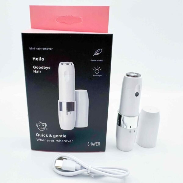 Portable Mini Women's Electric Eyebrow Trimmer Lipstick Shaver Home Facial Hair Removal Device