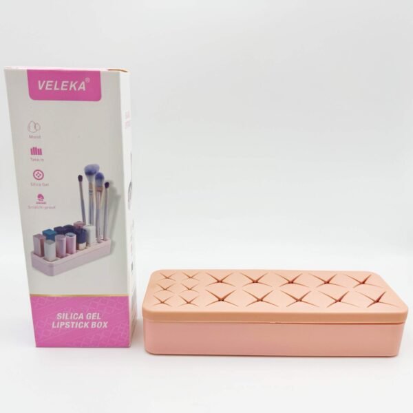 Beauty Gadgets Cosmetics Make up Organizer Case Box Silicone Holes Makeup Brushes Holder Pen Toothbrush Storage Base