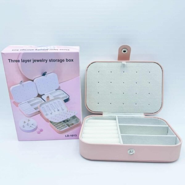 Free Sample Jewelry Travel Box Custom Wholesale Pu Leather Jewellery Storage Organizer Boxes for Ring Earings Necklace Bracelet