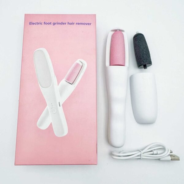 New Model Double Grinder Electric Foot File Manual Nano-glass Grind Professional Callus Remover