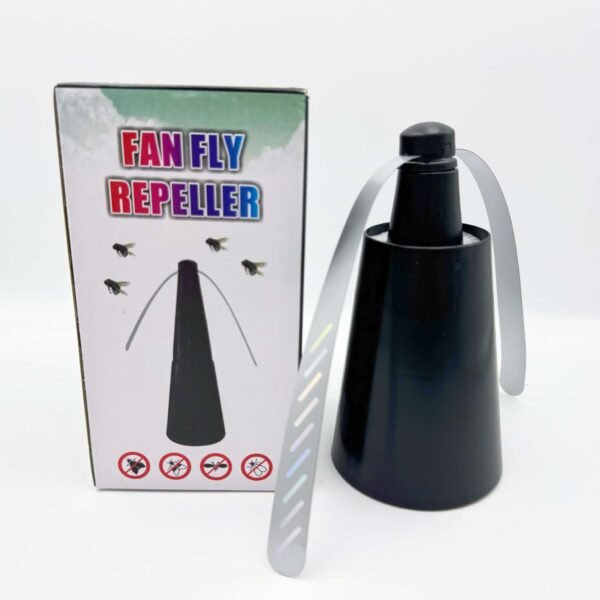 Portable Outdoor Indoor Picnic Flies Deterrent Fly Repellent Fans Batteries Powered Fly Fans for Tables